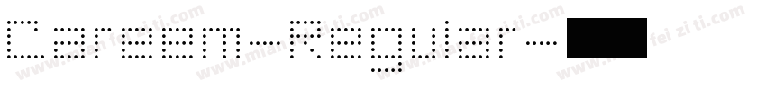 Careem-Regular字体转换
