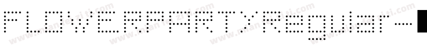 FLOWERPARTYRegular字体转换