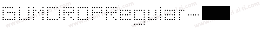 GUMDROPRegular字体转换