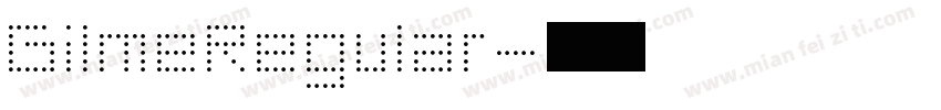 GilmeRegular字体转换