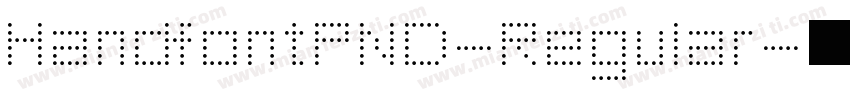 HandfontPND-Regular字体转换