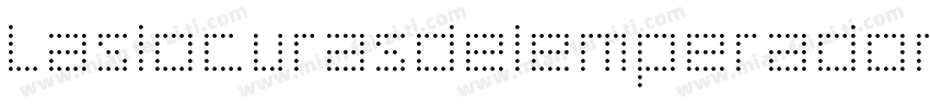 LaslocurasdelemperadorRegular字体转换