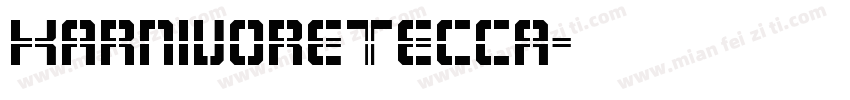 KarnivoreTecca字体转换