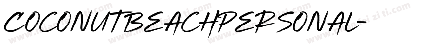 CoconutBeachPersonal字体转换