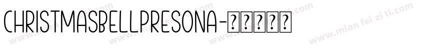 ChristmasBellpresona字体转换