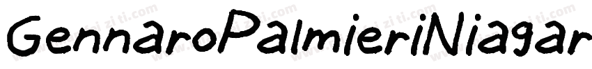 GennaroPalmieriNiagara3DMedium-lEaw字体转换