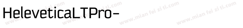 HeleveticaLTPro字体转换