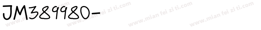 JM389980字体转换