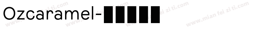 Ozcaramel字体转换