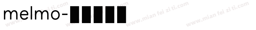 melmo字体转换