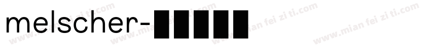 melscher字体转换