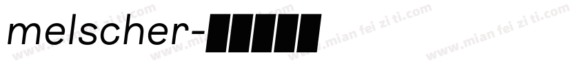 melscher字体转换