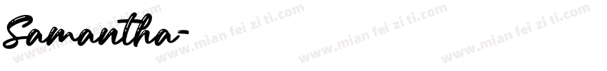 Samantha字体转换