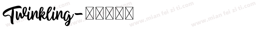 Twinkling字体转换