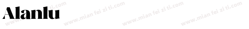 Alanlu字体转换