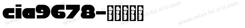 cia9678字体转换