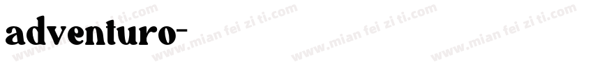 adventuro字体转换