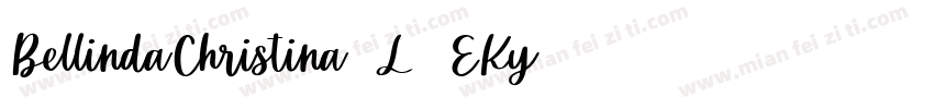 BellindaChristina-L3EKy字体转换