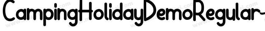 CampingHolidayDemoRegular-VwWl字体转换