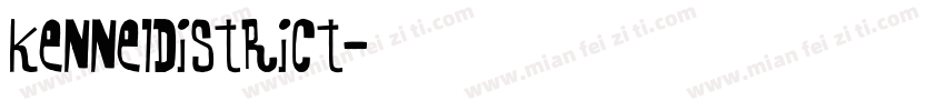 KennelDistrict字体转换