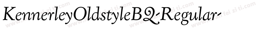 KennerleyOldstyleBQ-Regular字体转换