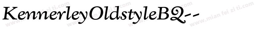 KennerleyOldstyleBQ-字体转换