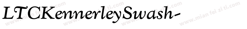 LTCKennerleySwash字体转换