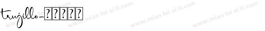 trujillo字体转换