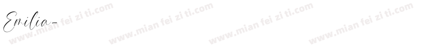 Emilia字体转换