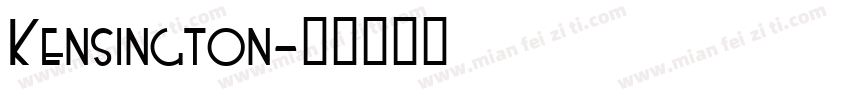 Kensington字体转换