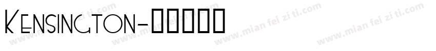 Kensington字体转换