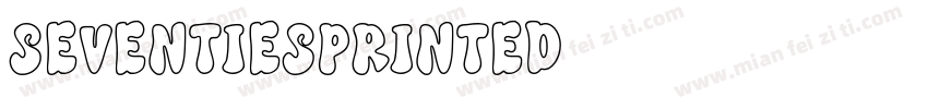 SeventiesPrinted字体转换