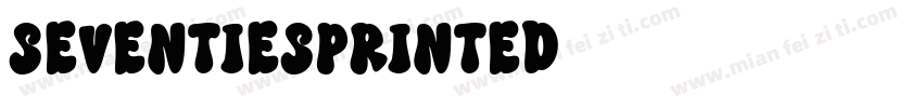 SeventiesPrinted字体转换