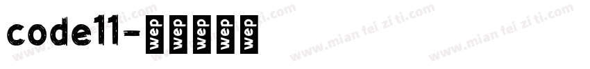 code11字体转换
