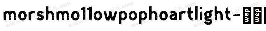 morshmo11owpophoartlight字体转换