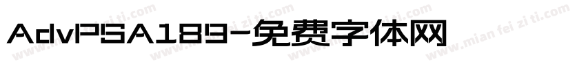 AdvPSA189字体转换