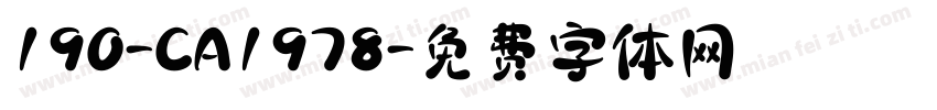 190-CA1978字体转换