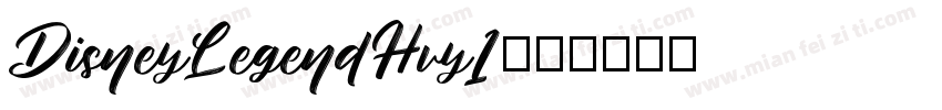 DisneyLegendHvy1字体转换