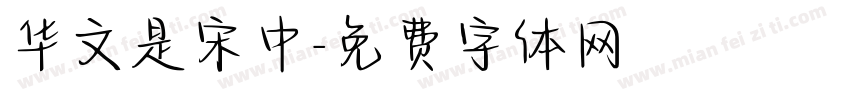 华文是宋中字体转换