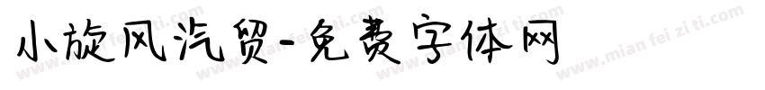 小旋风汽贸字体转换