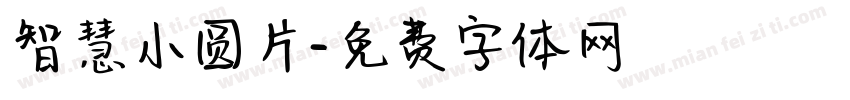 智慧小圆片字体转换