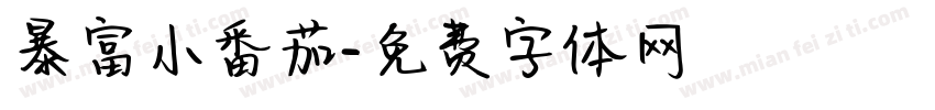 暴富小番茄字体转换