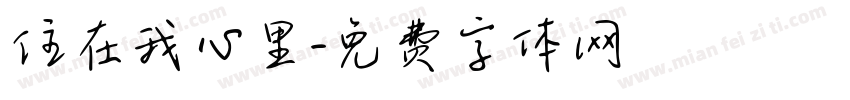 住在我心里字体转换