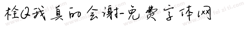 栓Q我真的会谢字体转换