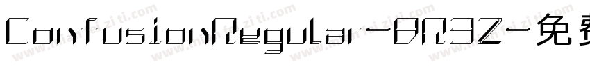 ConfusionRegular-8R3Z字体转换