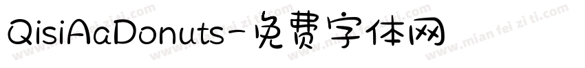 QisiAaDonuts字体转换