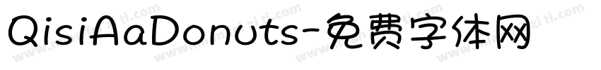 QisiAaDonuts字体转换