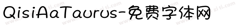 QisiAaTaurus字体转换