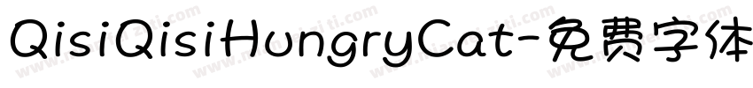 QisiQisiHungryCat字体转换