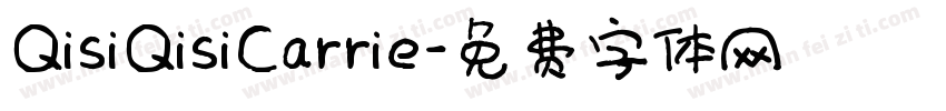 QisiQisiCarrie字体转换
